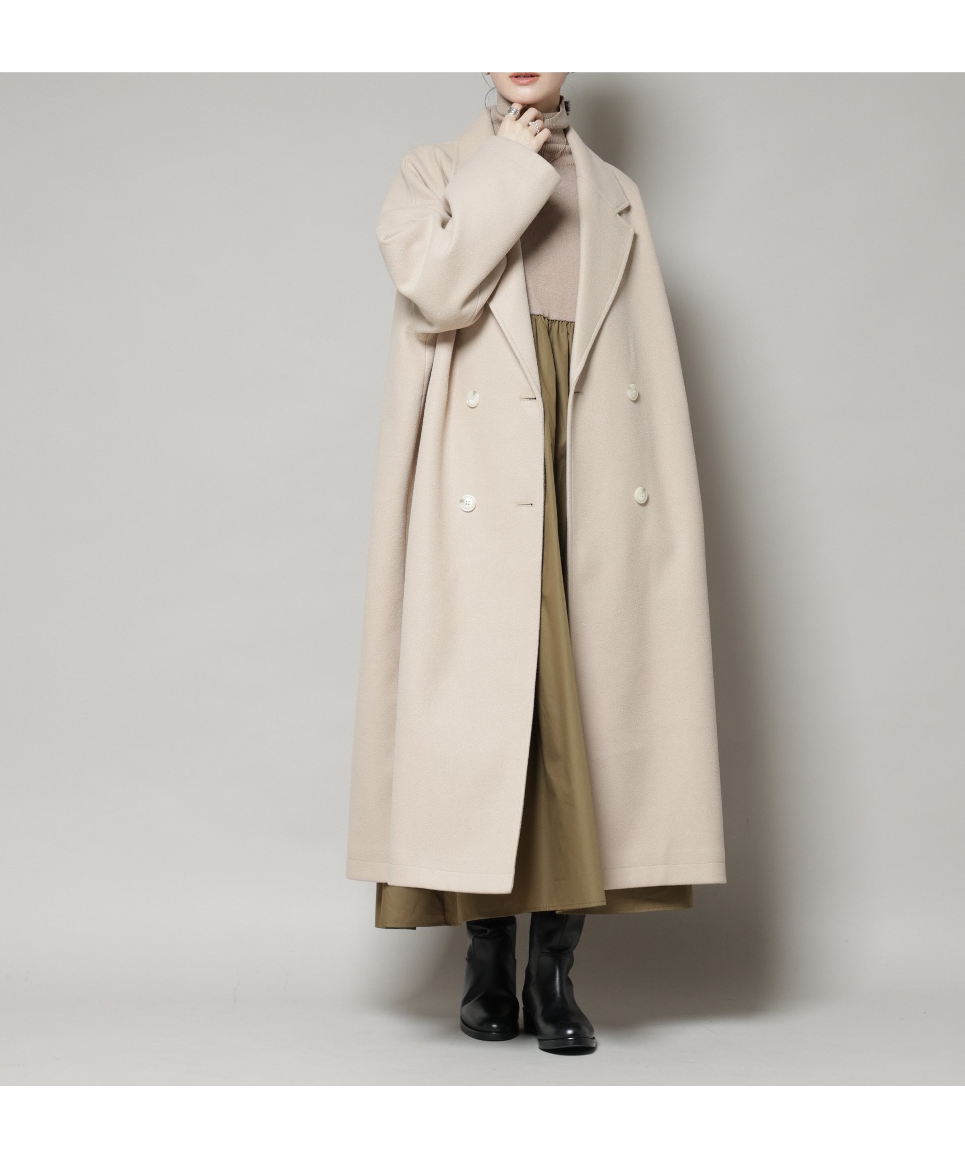 【ナノ ユニバース/nano universe】のメルトンジャージーチェスターロングコート インテリア・キッズ・メンズ・レディースファッション・服の通販 founy(ファニー) ファッション Fashion レディースファッション Fashion for Women アウター Coat / Outerwear Collection コート・ロングコート・ピーコート Long Coats, Peacoats & More スウェット / スエット Sweatshirt, Sweatwear チェスターコート Chester Coat, Long Coat トレンド Trend, Trending Now パーカー Hoodie, Parka フォーマル Formal, Dressy マニッシュ Mannish, Boyish メルトン Melton, Heavy Wool ルーズ Loose, Oversized A/W・秋冬 Autumn/Winter 冬 Winter / This Winter アウトレット Outlet / Clearance おすすめ Recommended / Our Picks エレガント 上品 Elegant ビジネス 仕事 通勤 Business / Work / Commuting 2025年 2025 2025-2026秋冬・A/W Autumn/Winter 2025–26 AW25–26 ライトベージュ1|ID: prp329100004735122 ipo3291000000034850769