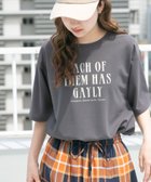 【アイテムズアーバンリサーチ/ITEMS URBAN RESEARCH】のカットジョーゼットロゴTシャツ CHA|ID: prp329100004735151 ipo3291000000034284369