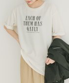 【アイテムズアーバンリサーチ/ITEMS URBAN RESEARCH】のカットジョーゼットロゴTシャツ OFF|ID: prp329100004735151 ipo3291000000034284371