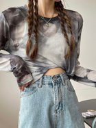 【ディアベル/DIAVEL】のタイダイ柄シアートップス 人気、トレンドファッション・服の通販 founy(ファニー) ファッション Fashion レディースファッション Fashion for Women トップス・カットソー Cut & Sew Tops おすすめ Recommended / Our Picks インナー Innerwear カットソー Cut and Sewn Top キャミ Camisole, Cami Top シアー Sheer, See-Through チューブ Tube, Tube Top 再入荷 Restock / Back in Stock thumbnail グレー|ID: prp329100004735161 ipo3291000000034247982