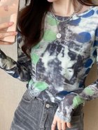 【ディアベル/DIAVEL】のタイダイ柄シアートップス 人気、トレンドファッション・服の通販 founy(ファニー) ファッション Fashion レディースファッション Fashion for Women トップス・カットソー Cut & Sew Tops おすすめ Recommended / Our Picks インナー Innerwear カットソー Cut and Sewn Top キャミ Camisole, Cami Top シアー Sheer, See-Through チューブ Tube, Tube Top 再入荷 Restock / Back in Stock thumbnail ミックス|ID: prp329100004735161 ipo3291000000034247983