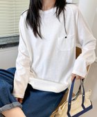 【アイモハ/aimoha】のaimoha -select-/ポケットデザインロングスリーブTシャツ 人気、トレンドファッション・服の通販 founy(ファニー) ファッション Fashion レディースファッション Fashion for Women トップス・カットソー Cut & Sew Tops シャツ・ブラウス・オフィスカジュアル Elegant Blouses & Button-Ups ロングTシャツ・Tシャツ Longline T-Shirts & Tees カーディガン Cardigan, Knitwear シューズ Shoes, Footwear シンプル Simple, Minimal ジャケット Jacket, Outerwear スタイリッシュ Stylish, Fashionable スニーカー Sneakers, Trainers スリーブ Sleeve, Long Sleeve / Short Sleeve デニム Denim, Jeans Material バランス Balance, Style Balance ポケット Pocket, Pocket Detail リラックス Relax, Relaxed Fit ロング Long, Long-Length thumbnail ホワイト|ID: prp329100004735278 ipo3291000000034426548