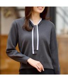 【リフレクト/Reflect】の【秋映え/なめらかな着心地】バイカラーボウタイ付きニット 人気、トレンドファッション・服の通販 founy(ファニー) ファッション Fashion レディースファッション Fashion for Women トップス・カットソー Cut & Sew Tops ニット Knit Tops & Sweaters なめらか Smooth, Silky Texture ジャケット Jacket, Outerwear スマート Smart, Elegant 秋 Autumn thumbnail チャコールグレー|ID: prp329100004735288 ipo3291000000034531198