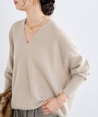 【リヴドロワ/RIVE DROITE】の【リバイバル/新色追加/7色展開】ウール100NEWバックボリュームニット 人気、トレンドファッション・服の通販 founy(ファニー) ファッション Fashion レディースファッション Fashion for Women トップス・カットソー Cut & Sew Tops ニット Knit Tops & Sweaters 定番 Standard, Basic Item フォルム Silhouette, Form ベーシック Basic, Essential ホールガーメント WholeGarment, Seamless Knit ボトム Bottoms, Lower Wear A/W・秋冬 Autumn/Winter 再入荷 Restock / Back in Stock おすすめ Recommended / Our Picks thumbnail グレージュ|ID: prp329100004735316 ipo3291000000034906723