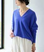 【リヴドロワ/RIVE DROITE】の【リバイバル/新色追加/7色展開】ウール100NEWバックボリュームニット 人気、トレンドファッション・服の通販 founy(ファニー) ファッション Fashion レディースファッション Fashion for Women トップス・カットソー Cut & Sew Tops ニット Knit Tops & Sweaters 定番 Standard, Basic Item フォルム Silhouette, Form ベーシック Basic, Essential ホールガーメント WholeGarment, Seamless Knit ボトム Bottoms, Lower Wear A/W・秋冬 Autumn/Winter 再入荷 Restock / Back in Stock おすすめ Recommended / Our Picks thumbnail ブルー|ID: prp329100004735316 ipo3291000000034906725