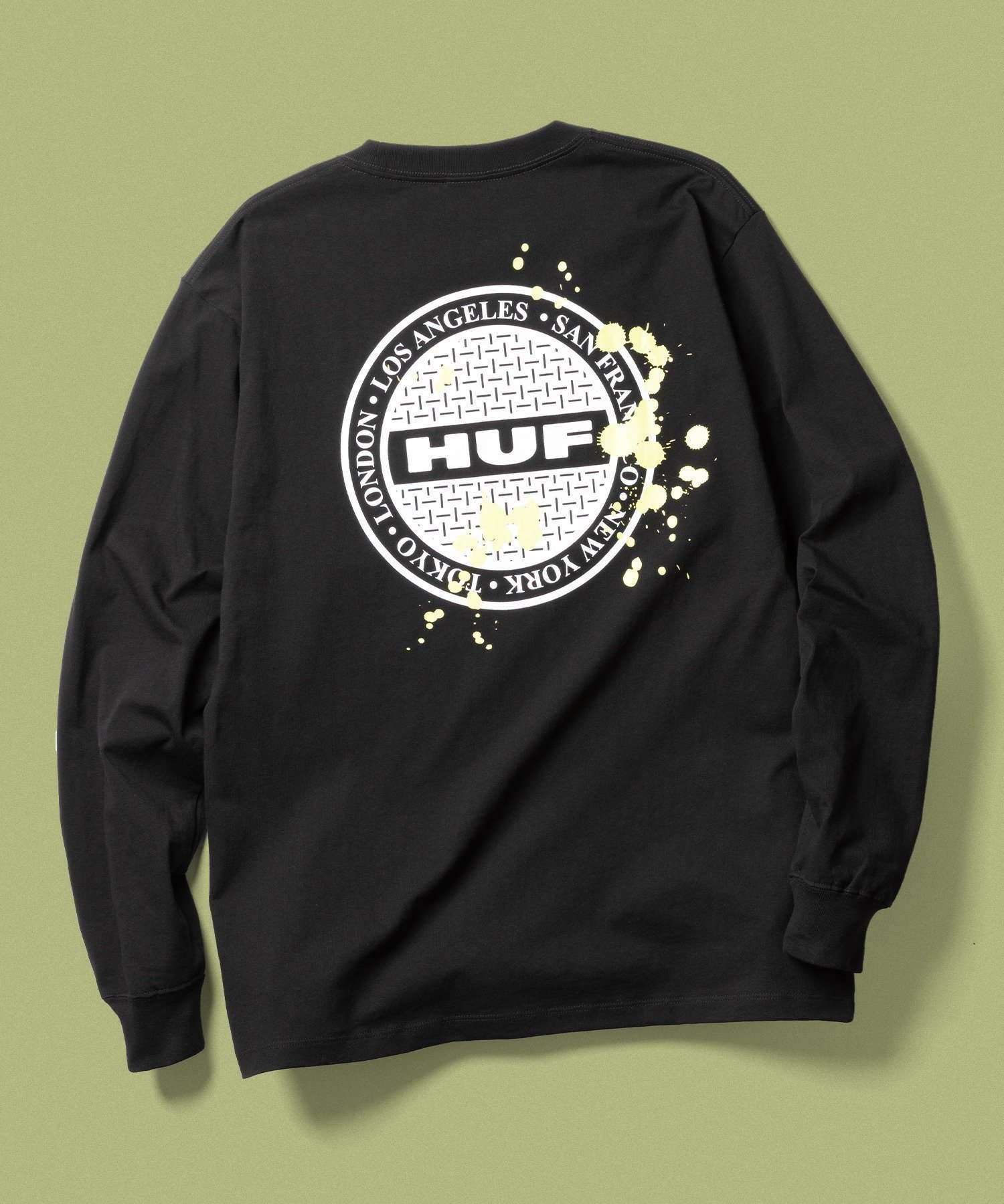 【ハフ/HUF】のMANHOLE LS TEE / HUF ハフ 長袖Tシャツ インテリア・キッズ・メンズ・レディースファッション・服の通販 founy(ファニー) ファッション Fashion レディースファッション Fashion for Women トップス・カットソー Cut & Sew Tops シャツ・ブラウス・オフィスカジュアル Elegant Blouses & Button-Ups ロングTシャツ・Tシャツ Longline T-Shirts & Tees グラフィック Graphic, Graphic Design ミリタリー Military, Army Style ワーク Workwear, Utility Style 長袖 Long Sleeve, Full Sleeve BLACK|ID: prp329100004735318 ipo3291000000034873802