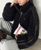 【ラナン/Ranan】のRanan/ U.S.P 刺繍ボアブルゾン BL|ID: prp329100004735343 ipo3291000000034539622