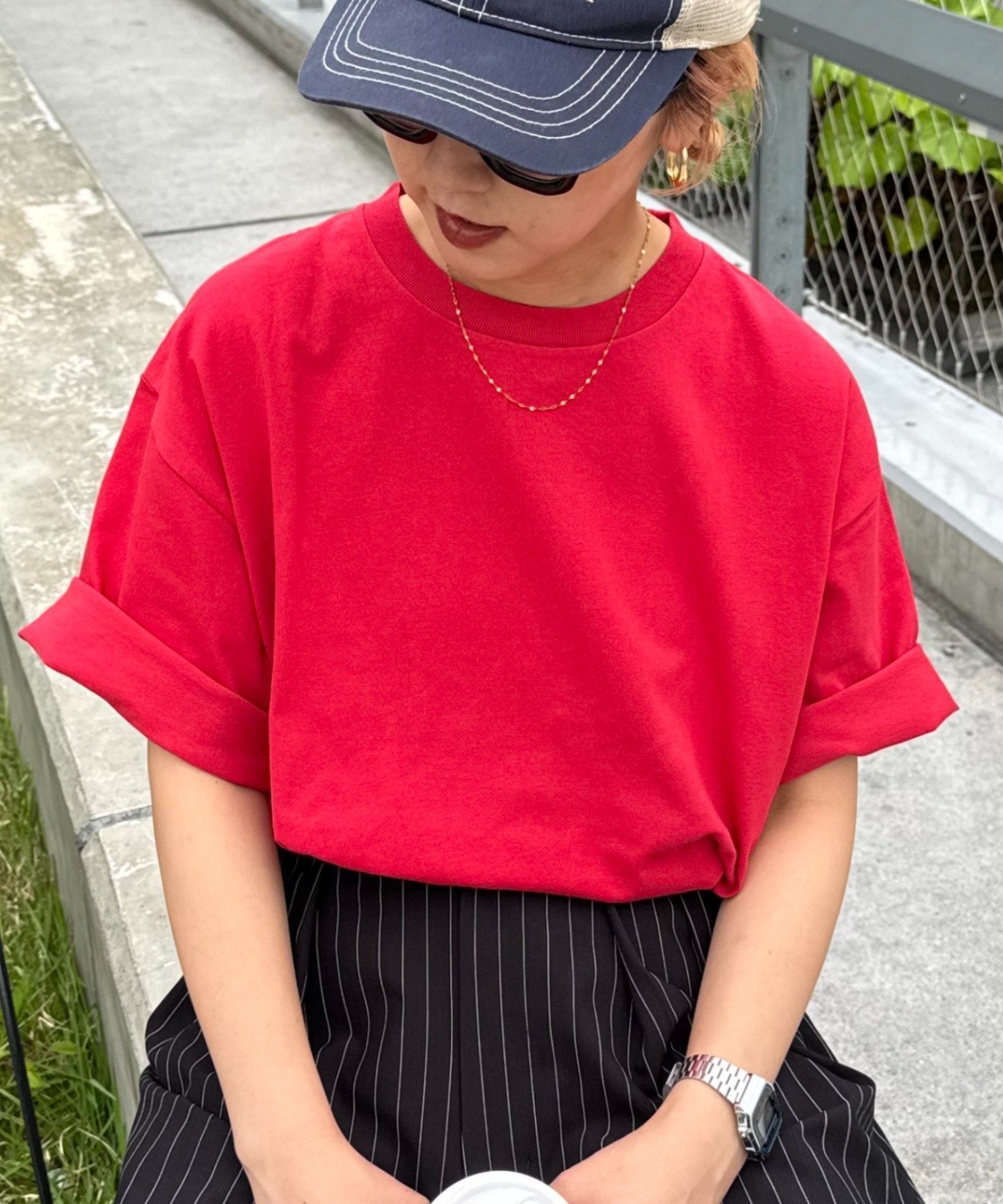 【チャオパニックティピー/CIAOPANIC TYPY】の【ユニセックス】汗染み防止抗菌防臭 半袖TEE インテリア・キッズ・メンズ・レディースファッション・服の通販 founy(ファニー) ファッション Fashion レディースファッション Fashion for Women トップス・カットソー Cut & Sew Tops インナー Innerwear 抗菌 Antibacterial, Bacteria-Resistant シンプル Simple, Minimal ジャケット Jacket, Outerwear スラックス Slacks, Dress Pants デニム Denim, Jeans Material トレンド Trend, Trending Now 半袖 Short Sleeve, Half Sleeve プチプライス・低価格 Affordable / Budget Price おすすめ Recommended / Our Picks レッドその他2|ID: prp329100004735351 ipo3291000000034468321