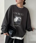 【ディスコート/Discoat】の【ユニセックス】アソートフォトグラフィックスウェット 人気、トレンドファッション・服の通販 founy(ファニー) ファッション Fashion レディースファッション Fashion for Women トップス・カットソー Cut & Sew Tops レディースパーカー・カジュアルフーディー Casual Hoodies & Sweatshirts スウェット・クルーネックトップス Sweatshirts & Crewnecks / Relaxed Fit Sweat Tops タートル Turtleneck, Turtle Collar フロント Front, Front Design プリント Print, Printed Pattern thumbnail チャコールグレー|ID: prp329100004735370 ipo3291000000034374445