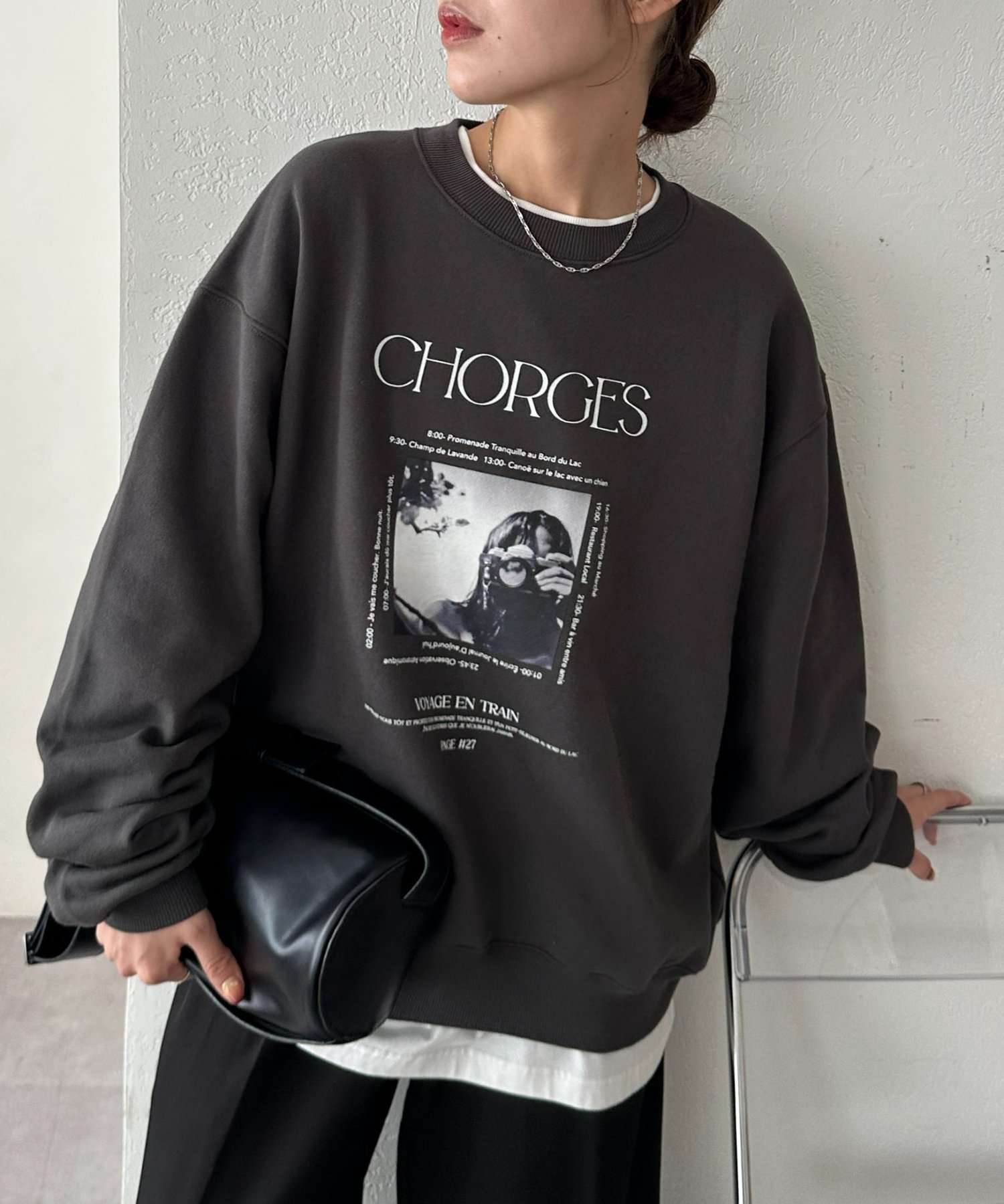 【ディスコート/Discoat】の【ユニセックス】アソートフォトグラフィックスウェット インテリア・キッズ・メンズ・レディースファッション・服の通販 founy(ファニー)  ファッション Fashion レディースファッション Fashion for Women トップス・カットソー Cut & Sew Tops レディースパーカー・カジュアルフーディー Casual Hoodies & Sweatshirts スウェット・クルーネックトップス Sweatshirts & Crewnecks / Relaxed Fit Sweat Tops タートル Turtleneck, Turtle Collar フロント Front, Front Design プリント Print, Printed Pattern チャコールグレー|ID: prp329100004735370 ipo3291000000034374445