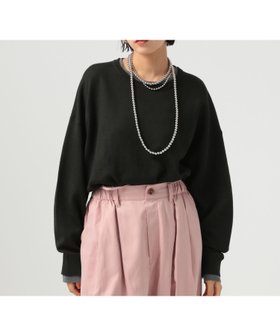 【ベイフロー/BAYFLOW】のスウェットライクニットプルオーバー 人気、トレンドファッション・服の通販 founy(ファニー) ファッション Fashion レディースファッション Fashion for Women トップス・カットソー Cut & Sew Tops ニット Knit Tops & Sweaters レディースパーカー・カジュアルフーディー Casual Hoodies & Sweatshirts カジュアルプルオーバー・ニットトップス Pullovers & Knit Tops / Casual Pullovers スウェット・クルーネックトップス Sweatshirts & Crewnecks / Relaxed Fit Sweat Tops おすすめ Recommended / Our Picks ダブル Double, Double-Breasted バランス Balance, Style Balance |ID:prp329100004735374