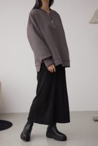 【アズール バイ マウジー/AZUL by moussy】の【SET】ハーフジップスウェットワンピース 人気、トレンドファッション・服の通販 founy(ファニー) ファッション Fashion レディースファッション Fashion for Women ワンピース Dresses おすすめ Recommended / Our Picks スウェット / スエット Sweatshirt, Sweatwear ストレッチ Stretch, Stretchy Fabric テレコ Ribbed, Rib Stitch リラックス Relax, Relaxed Fit thumbnail BLK|ID: prp329100004735382 ipo3291000000034206364