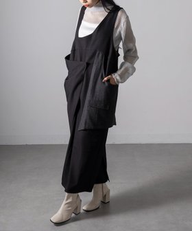 【セットアップセブン/SETUP7】のMAGASIN DE MODE Onjna/アシメショルダーラップワンピース trc 人気、トレンドファッション・服の通販 founy(ファニー) ファッション Fashion レディースファッション Fashion for Women ワンピース Dresses アシンメトリー Asymmetrical Style クラシック Classic, Timeless Style コンパクト Compact, Small Size スリーブ Sleeve, Long Sleeve / Short Sleeve タートルネック Turtleneck, High Neck トレンド Trend, Trending Now フィット Fit, Slim Fit ベスト Vest, Waistcoat ロング Long, Long-Length 再入荷 Restock / Back in Stock おすすめ Recommended / Our Picks エレガント 上品 Elegant 2025年 2025 2025-2026秋冬・A/W Autumn/Winter 2025–26 AW25–26 |ID:prp329100004735387