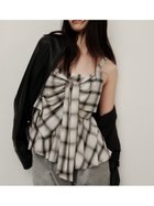 【フレイ アイディー/FRAY I.D】のオンブレラメチェックリボンキャミ 人気、トレンドファッション・服の通販 founy(ファニー) ファッション Fashion レディースファッション Fashion for Women トップス・カットソー Cut & Sew Tops キャミソール&ノースリーブ Camisoles & Sleeveless Tops キャミソール Camisole, Spaghetti Strap Top グラデーション Gradient, Ombre 今季 This Season, Current Season シャーリング Shirring, Ruched シルバー Silver, Metallic Silver スマート Smart, Elegant トレンド Trend, Trending Now 人気 Popular, Best Seller リボン Ribbon, Bow おすすめ Recommended / Our Picks thumbnail IVR[003]|ID: prp329100004735432 ipo3291000000034206762