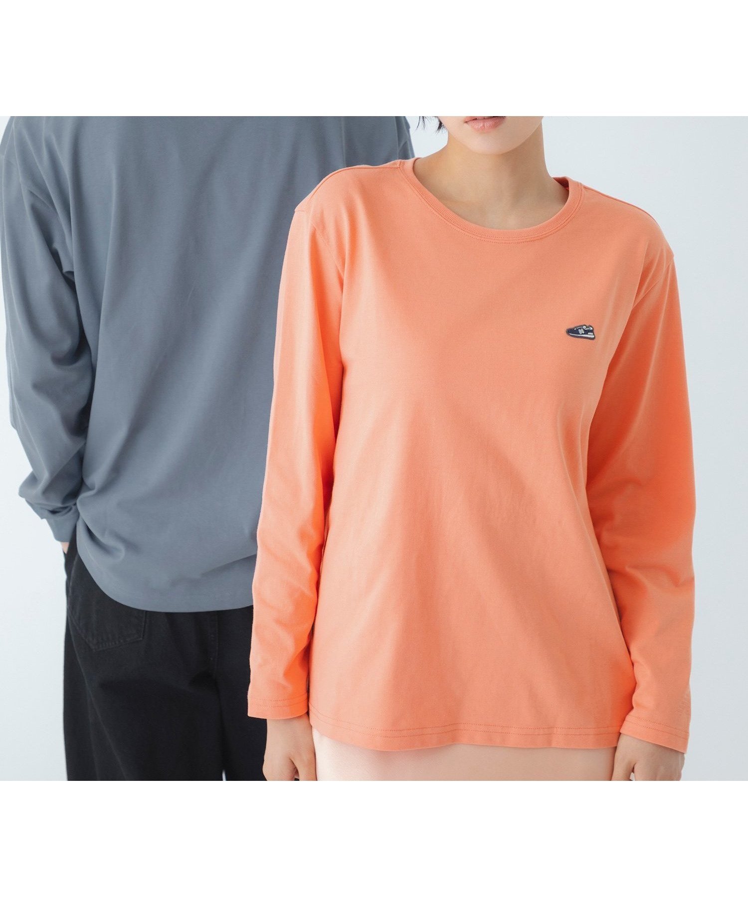 【ニューバランス/new balance】のシューパッチロングスリーブ 人気、トレンドファッション・服の通販 founy(ファニー) 　ファッション　Fashion　レディースファッション　Fashion for Women　インナー　Innerwear　スリーブ　Sleeve, Long Sleeve / Short Sleeve　パッチ　Patch, Appliqué　ロング　Long, Long-Length　ワンポイント　One Point, Statement Accent　定番　Standard, Basic Item　 other-1|ID: prp329100004735467 ipo3291000000034438465