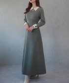 【ジュノア/JUNOAH】のバイカラーセミフレアニットワンピース 人気、トレンドファッション・服の通販 founy(ファニー) ファッション Fashion レディースファッション Fashion for Women ワンピース Dresses ニットワンピース Knit Dresses thumbnail ダークグレー|ID: prp329100004735489 ipo3291000000034239621