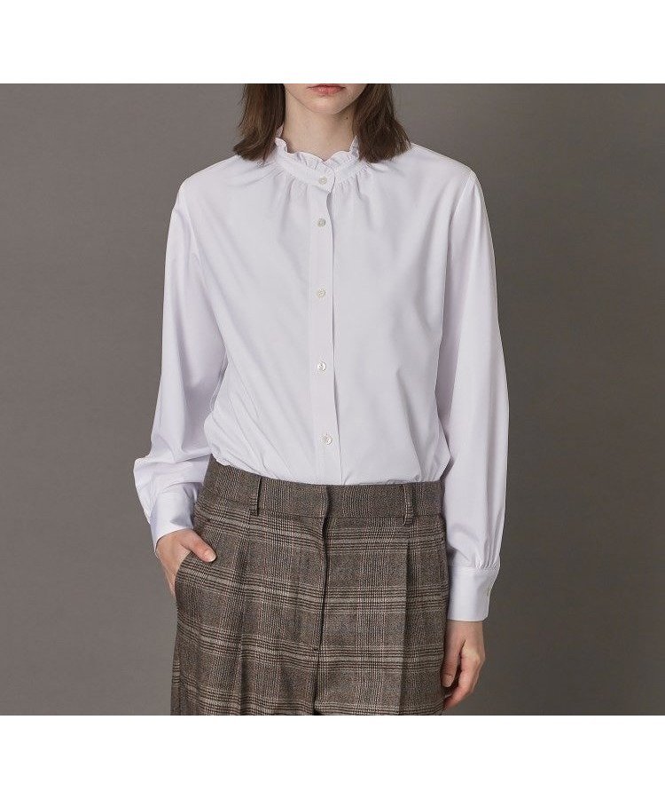 【ドレステリア/DRESSTERIOR】の【CLASSY.12月号掲載】スタンドフリルネックブラウス 人気、トレンドファッション・服の通販 founy(ファニー) 雑誌掲載アイテム Magazine Picks & Fashion Features ファッション雑誌 Fashion Magazines クラッシィ CLASSY. ファッション Fashion レディースファッション Fashion for Women トップス・カットソー Cut & Sew Tops シャツ・ブラウス・オフィスカジュアル Elegant Blouses & Button-Ups 12月号 December Issue スウェット / スエット Sweatshirt, Sweatwear スタンド Stand Collar, Upright Stand スマート Smart, Elegant ドット Polka Dot, Dot Pattern フリル Frill, Ruffle リラックス Relax, Relaxed Fit 冬 Winter / This Winter 雑誌 Magazine, Fashion Magazine other-1|ID: prp329100004735504 ipo3291000000034573583