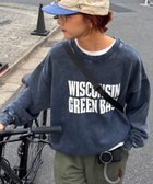 【チャオパニックティピー/CIAOPANIC TYPY】の【UNISEX】NEWアシッドウォッシュ加工/裏毛ロゴスウェット ネイビー|ID: prp329100004735514 ipo3291000000034232397