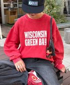 【チャオパニックティピー/CIAOPANIC TYPY】の【UNISEX】NEWアシッドウォッシュ加工/裏毛ロゴスウェット レッド|ID: prp329100004735514 ipo3291000000034232406