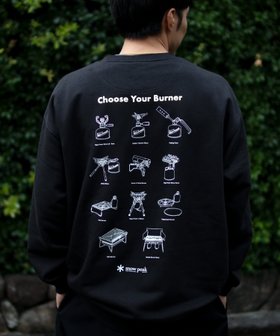 【スノーピーク/SNOW PEAK】のChoose Your Burner Sweatshirt 人気、トレンドファッション・服の通販 founy(ファニー) ファッション Fashion レディースファッション Fashion for Women トップス・カットソー Cut & Sew Tops シャツ・ブラウス・オフィスカジュアル Elegant Blouses & Button-Ups レディースパーカー・カジュアルフーディー Casual Hoodies & Sweatshirts ロングTシャツ・Tシャツ Longline T-Shirts & Tees スウェット・クルーネックトップス Sweatshirts & Crewnecks / Relaxed Fit Sweat Tops イラスト Illustration 秋 Autumn クラシック Classic, Timeless Style グラフィック Graphic, Graphic Design スタンダード Standard, Basic スマート Smart, Elegant バランス Balance, Style Balance フロント Front, Front Design プリント Print, Printed Pattern ベーシック Basic, Essential モチーフ Motif, Design Theme ユニセックス Unisex, Genderless レギュラー Regular, Standard Fit 2025年 2025 2025-2026秋冬・A/W Autumn/Winter 2025–26 AW25–26 |ID:prp329100004735564