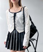 【アズノウアズ プラス/AS KNOW AS plus】の♪レースアップデザイン レイヤード風プルオーバー 人気、トレンドファッション・服の通販 founy(ファニー) ファッション Fashion レディースファッション Fashion for Women トップス・カットソー Cut & Sew Tops カジュアルプルオーバー・ニットトップス Pullovers & Knit Tops / Casual Pullovers ガーリー Girly, Feminine Style フロント Front, Front Design 再入荷 Restock / Back in Stock thumbnail IVドット|ID: prp329100004735579 ipo3291000000034207690
