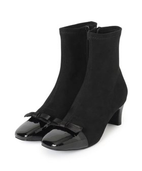 【クチュール ブローチ/Couture Brooch】のドッキングデザインリボンストレッチブーツ 人気、トレンドファッション・服の通販 founy(ファニー) ファッション Fashion レディースファッション Fashion for Women エナメル Patent Leather クッション Cushion, Throw Pillow サテン Satin, Glossy Fabric ストレッチ Stretch, Stretchy Fabric スマート Smart, Elegant ドッキング Docking, Mixed Material リボン Ribbon, Bow |ID:prp329100004735649