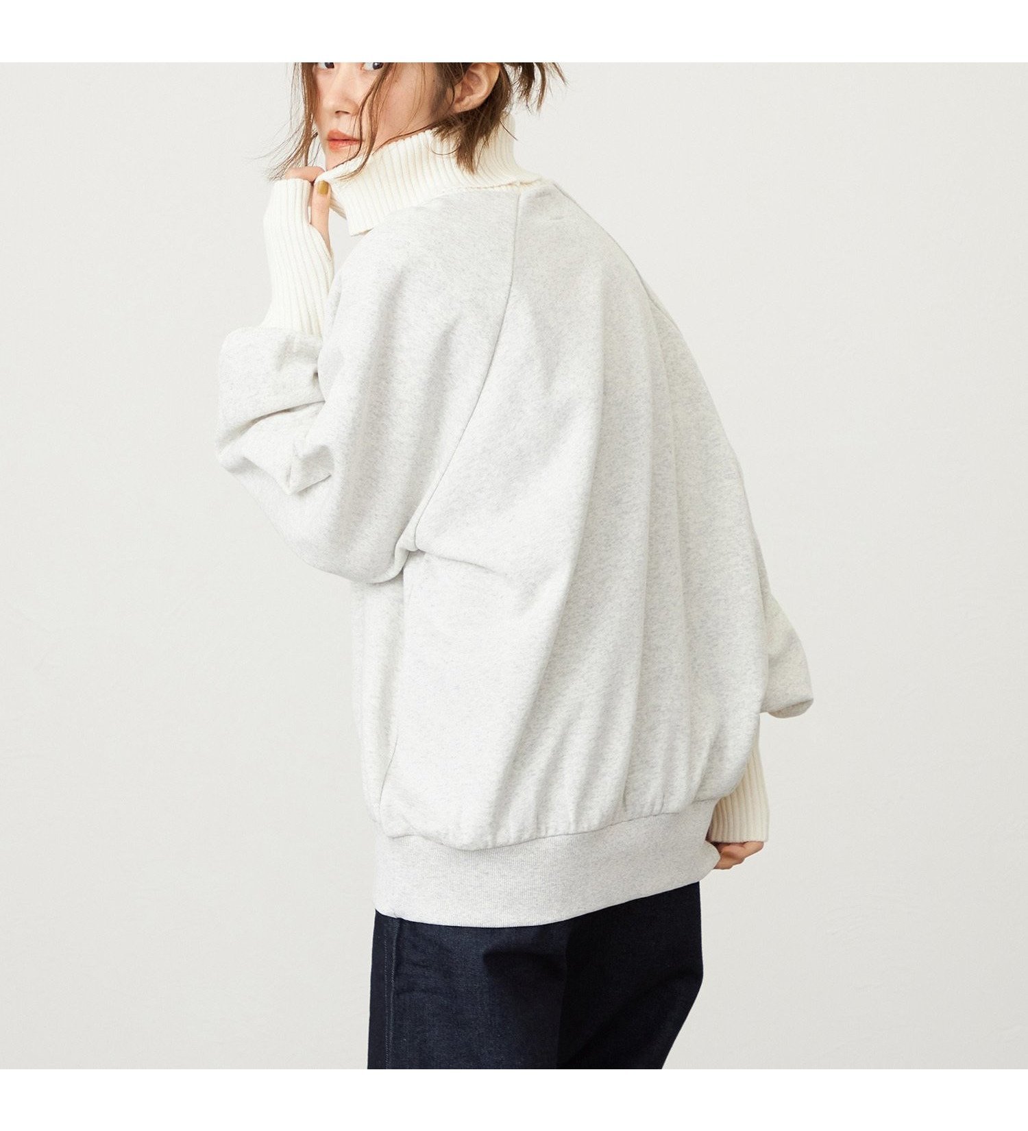 【エドウイン オンライン モール/EDWIN ONLINE MALL】のLee タートルネックスウェット【ベストセラー】 人気、トレンドファッション・服の通販 founy(ファニー) ファッション Fashion レディースファッション Fashion for Women アウター Coat / Outerwear Collection トップス・カットソー Cut & Sew Tops レディースパーカー・カジュアルフーディー Casual Hoodies & Sweatshirts ベスト&ジレ / 重ね着スタイル Vests & Gilets スウェット・クルーネックトップス Sweatshirts & Crewnecks / Relaxed Fit Sweat Tops タートルネック・ハイネックトップス Turtlenecks & High-Neck Tops ボトム Bottoms, Lower Wear ルーズ Loose, Oversized other-1|ID: prp329100004735687 ipo3291000000034842080