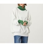 【エドウイン オンライン モール/EDWIN ONLINE MALL】のLee タートルネックスウェット【ベストセラー】 人気、トレンドファッション・服の通販 founy(ファニー) ファッション Fashion レディースファッション Fashion for Women アウター Coat / Outerwear Collection トップス・カットソー Cut & Sew Tops レディースパーカー・カジュアルフーディー Casual Hoodies & Sweatshirts ベスト&ジレ / 重ね着スタイル Vests & Gilets スウェット・クルーネックトップス Sweatshirts & Crewnecks / Relaxed Fit Sweat Tops タートルネック・ハイネックトップス Turtlenecks & High-Neck Tops ボトム Bottoms, Lower Wear ルーズ Loose, Oversized thumbnail グリーン|ID: prp329100004735687 ipo3291000000034842082