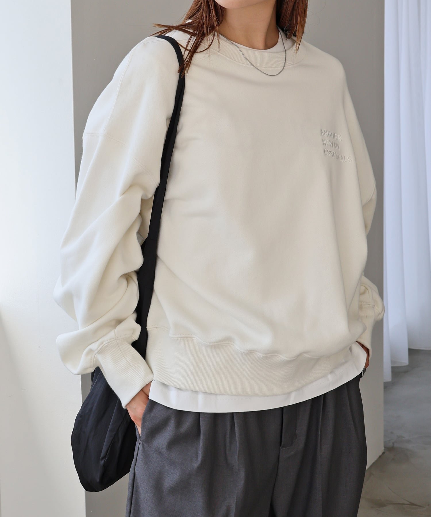 【アンドミー/andme】のANME エンブロイダリー ロゴ 裏毛 スウェット トップス ANME アンメ インテリア・キッズ・メンズ・レディースファッション・服の通販 founy(ファニー)  ファッション Fashion レディースファッション Fashion for Women トップス・カットソー Cut & Sew Tops レディースパーカー・カジュアルフーディー Casual Hoodies & Sweatshirts スウェット・クルーネックトップス Sweatshirts & Crewnecks / Relaxed Fit Sweat Tops エンブロイダリー Embroidery Design コンパクト Compact, Small Size スウェット / スエット Sweatshirt, Sweatwear ベーシック Basic, Essential ボトム Bottoms, Lower Wear 別注 Limited Edition, Custom Order おすすめ Recommended / Our Picks オフホワイト|ID: prp329100004735714 ipo3291000000034357669