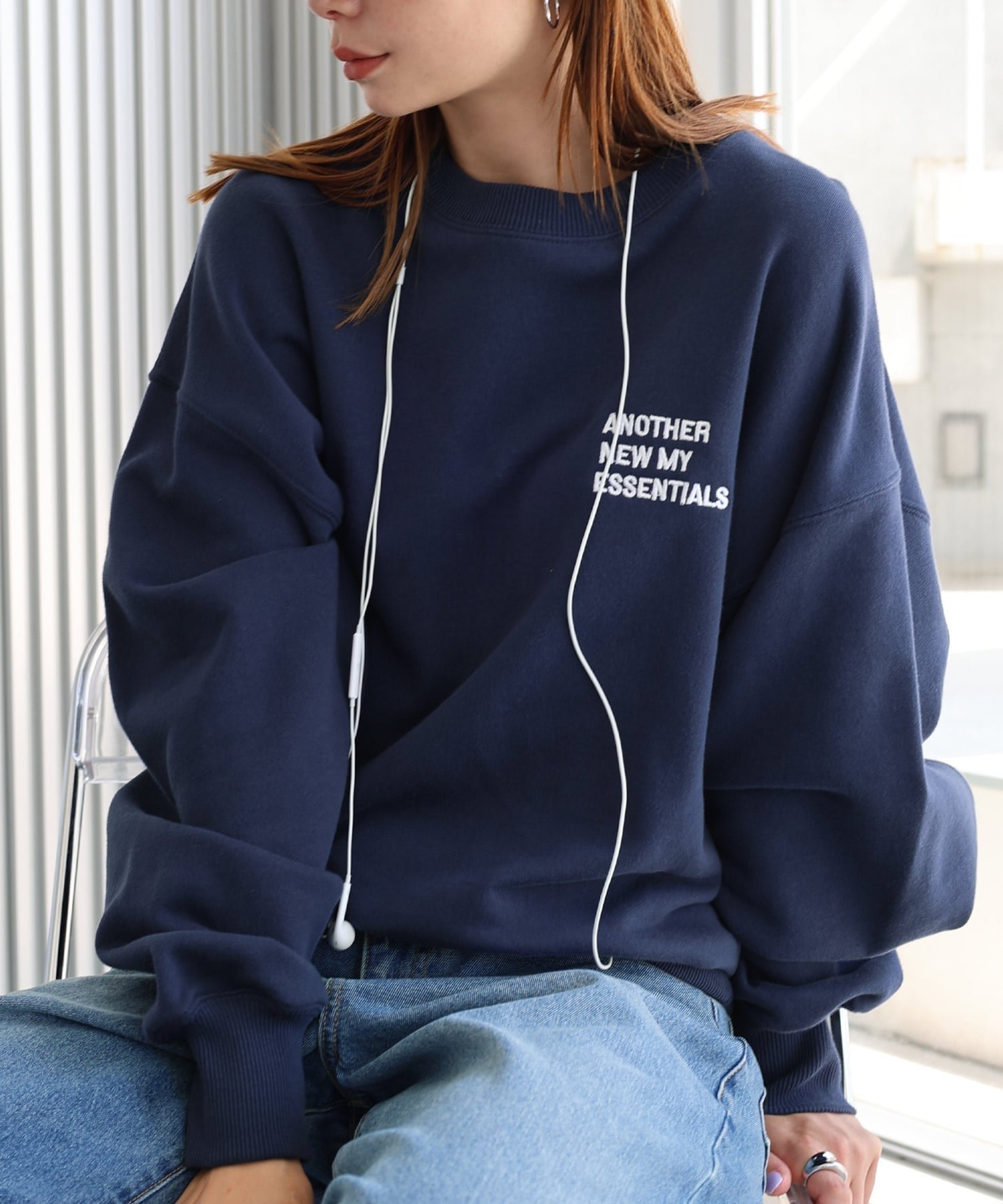 【アンドミー/andme】のANME エンブロイダリー ロゴ 裏毛 スウェット トップス ANME アンメ インテリア・キッズ・メンズ・レディースファッション・服の通販 founy(ファニー)  ファッション Fashion レディースファッション Fashion for Women トップス・カットソー Cut & Sew Tops レディースパーカー・カジュアルフーディー Casual Hoodies & Sweatshirts スウェット・クルーネックトップス Sweatshirts & Crewnecks / Relaxed Fit Sweat Tops エンブロイダリー Embroidery Design コンパクト Compact, Small Size スウェット / スエット Sweatshirt, Sweatwear ベーシック Basic, Essential ボトム Bottoms, Lower Wear 別注 Limited Edition, Custom Order おすすめ Recommended / Our Picks ネイビー|ID: prp329100004735714 ipo3291000000034357671