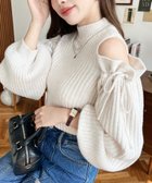 【モーメントプラス/moment+ / MEN】の袖リボンショルダースリットニットプルオーバー 人気、トレンドファッション・服の通販 founy(ファニー) ファッション Fashion メンズファッション Fashion for Men トップス・カットソー Cut & Sew Tops ニット・セーター / 定番トップス Knit Tops & Sweaters 今季 This Season, Current Season ショルダー Shoulder, Shoulder Strap ジーンズ Jeans, Denim Pants ストレッチ Stretch, Stretchy Fabric スリット Slit, Slit Detail スリーブ Sleeve, Long Sleeve / Short Sleeve ダメージ Distressed, Destroyed デニム Denim, Jeans Material トレンド Trend, Trending Now 定番 Standard, Basic Item バランス Balance, Style Balance フェミニン Feminine, Girly フレア Flare, Flared ベーシック Basic, Essential ボトルネック Bottle Neck, Mock Neck マーメイド Mermaid, Fishtail Silhouette ミニスカート Mini Skirt, Short Skirt リブニット Rib Knit, Ribbed Knit リボン Ribbon, Bow ロング Long, Long-Length A/W・秋冬 Autumn/Winter 再入荷 Restock / Back in Stock プチプライス・低価格 Affordable / Budget Price thumbnail アイボリー|ID: prp329100004735755 ipo3291000000034489594