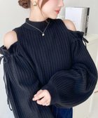 【モーメントプラス/moment+ / MEN】の袖リボンショルダースリットニットプルオーバー 人気、トレンドファッション・服の通販 founy(ファニー) ファッション Fashion メンズファッション Fashion for Men トップス・カットソー Cut & Sew Tops ニット・セーター / 定番トップス Knit Tops & Sweaters 今季 This Season, Current Season ショルダー Shoulder, Shoulder Strap ジーンズ Jeans, Denim Pants ストレッチ Stretch, Stretchy Fabric スリット Slit, Slit Detail スリーブ Sleeve, Long Sleeve / Short Sleeve ダメージ Distressed, Destroyed デニム Denim, Jeans Material トレンド Trend, Trending Now 定番 Standard, Basic Item バランス Balance, Style Balance フェミニン Feminine, Girly フレア Flare, Flared ベーシック Basic, Essential ボトルネック Bottle Neck, Mock Neck マーメイド Mermaid, Fishtail Silhouette ミニスカート Mini Skirt, Short Skirt リブニット Rib Knit, Ribbed Knit リボン Ribbon, Bow ロング Long, Long-Length A/W・秋冬 Autumn/Winter 再入荷 Restock / Back in Stock プチプライス・低価格 Affordable / Budget Price thumbnail ブラック|ID: prp329100004735755 ipo3291000000034489597