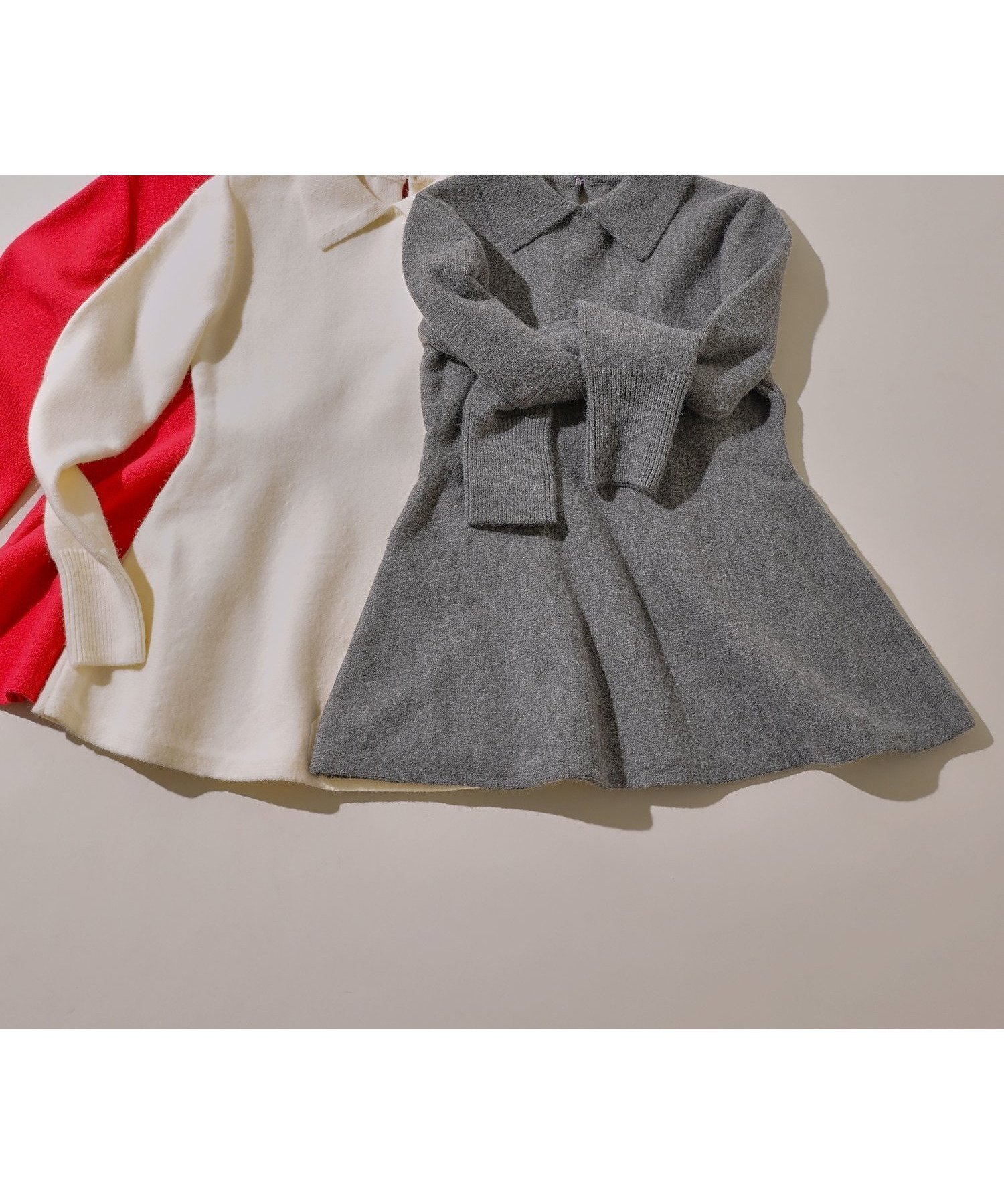 【エヌ ナチュラルビューティーベーシック/N.Natural Beauty basic】の襟付きペプラムニット 人気、トレンドファッション・服の通販 founy(ファニー) ファッション Fashion レディースファッション Fashion for Women トップス・カットソー Cut & Sew Tops ニット Knit Tops & Sweaters ペプラム Peplum, Flared Hem ミドル Middle Length, Mid Height A/W・秋冬 Autumn/Winter other-1|ID: prp329100004735760 ipo3291000000034533806