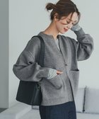 【アーバンリサーチ ドアーズ/URBAN RESEARCH DOORS】のニットZIPブルゾン グレー系その他|ID: prp329100004735773 ipo3291000000034794396