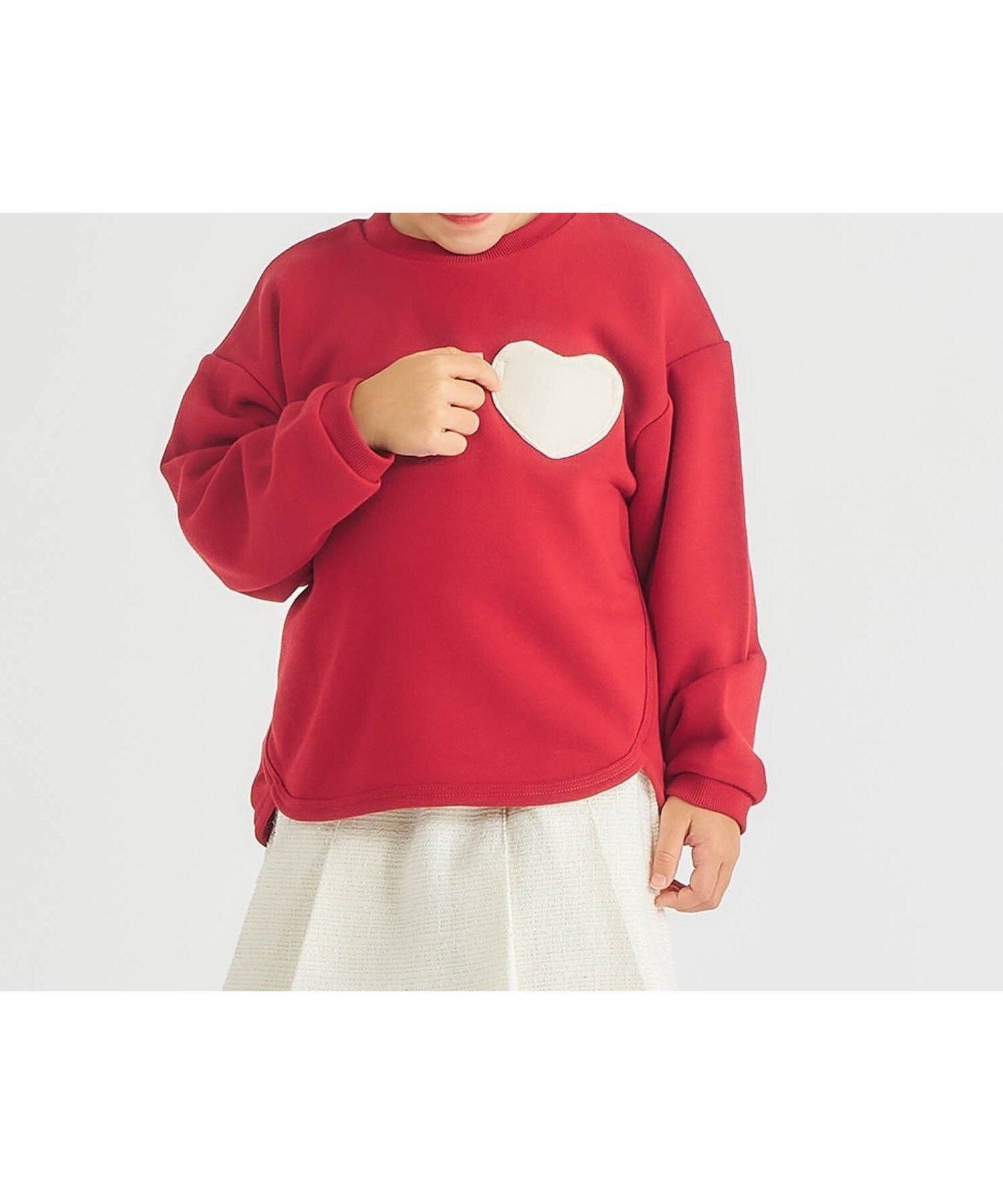 【エフオー オンラインストア/F.O.Online Store / KIDS】のWEB限定 バラエティポケットゆったりトレーナー インテリア・キッズ・メンズ・レディースファッション・服の通販 founy(ファニー) 　ファッション　Fashion　キッズファッション　Fashion for Kids　2025年　2025　2025-2026秋冬・A/W　Autumn/Winter 2025–26 AW25–26　おすすめ　Recommended / Our Picks　トレーナー　Sweatshirt, Trainer　レッド|ID: prp329100004735775 ipo3291000000034592646