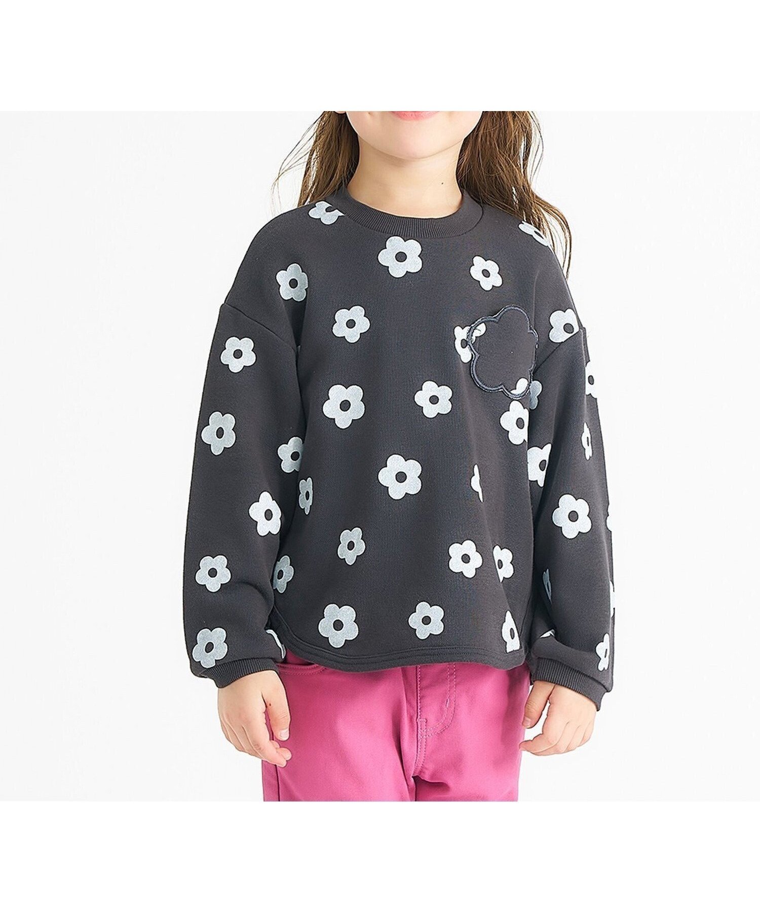 【エフオー オンラインストア/F.O.Online Store / KIDS】のWEB限定 バラエティポケットゆったりトレーナー インテリア・キッズ・メンズ・レディースファッション・服の通販 founy(ファニー) 　ファッション　Fashion　キッズファッション　Fashion for Kids　2025年　2025　2025-2026秋冬・A/W　Autumn/Winter 2025–26 AW25–26　おすすめ　Recommended / Our Picks　トレーナー　Sweatshirt, Trainer　チャコール|ID: prp329100004735775 ipo3291000000034592647