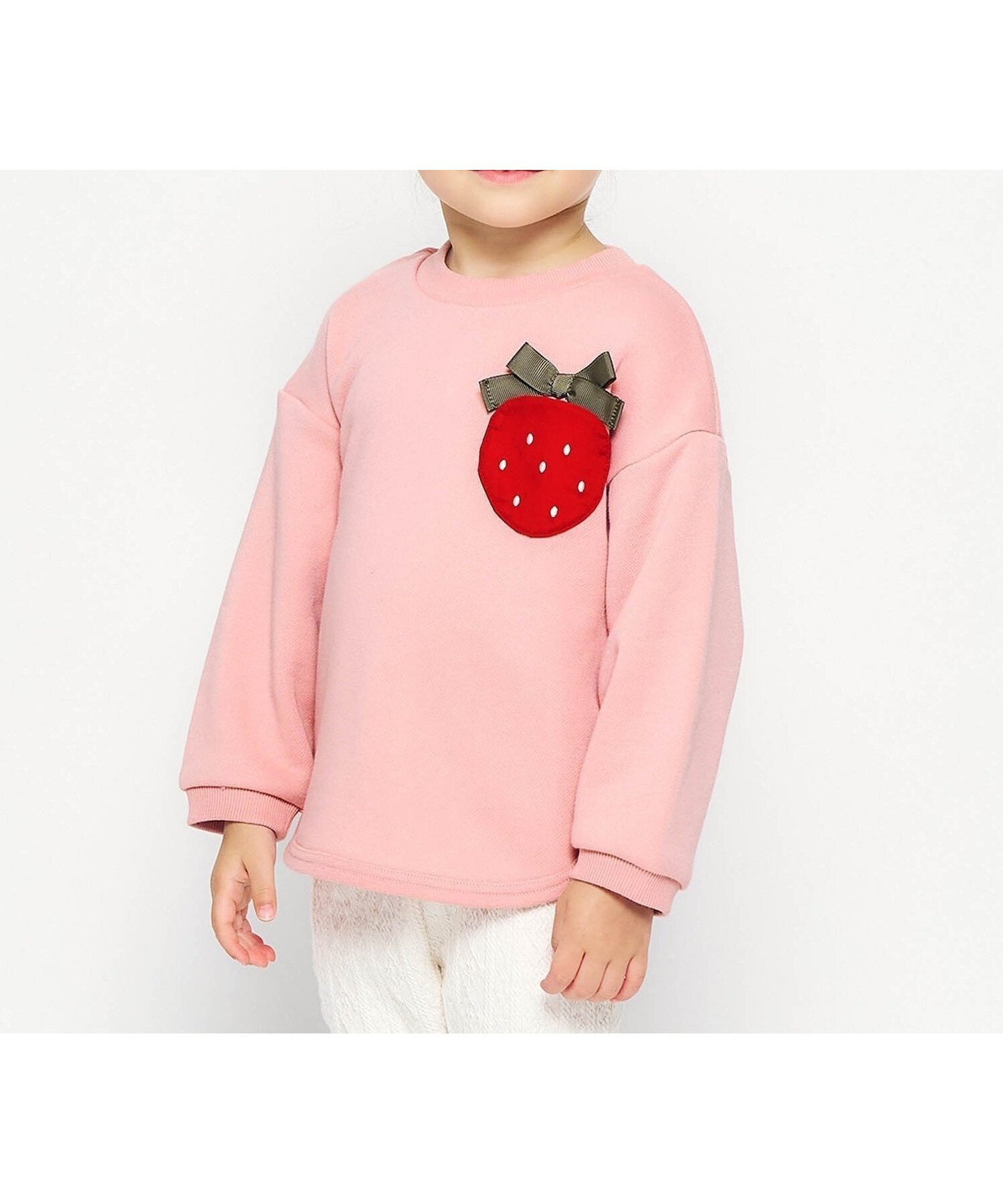 【エフオー オンラインストア/F.O.Online Store / KIDS】のWEB限定 バラエティポケットゆったりトレーナー インテリア・キッズ・メンズ・レディースファッション・服の通販 founy(ファニー) 　ファッション　Fashion　キッズファッション　Fashion for Kids　2025年　2025　2025-2026秋冬・A/W　Autumn/Winter 2025–26 AW25–26　おすすめ　Recommended / Our Picks　トレーナー　Sweatshirt, Trainer　ピンク|ID: prp329100004735775 ipo3291000000034592658