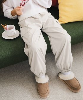 【グローバルワーク/GLOBAL WORK / KIDS】のあったかカーゴジョグパンツ/キッズ/593418 人気、トレンドファッション・服の通販 founy(ファニー) ファッション Fashion キッズファッション Fashion for Kids ボトムス Bottoms フリル Frill, Ruffle |ID:prp329100004735781