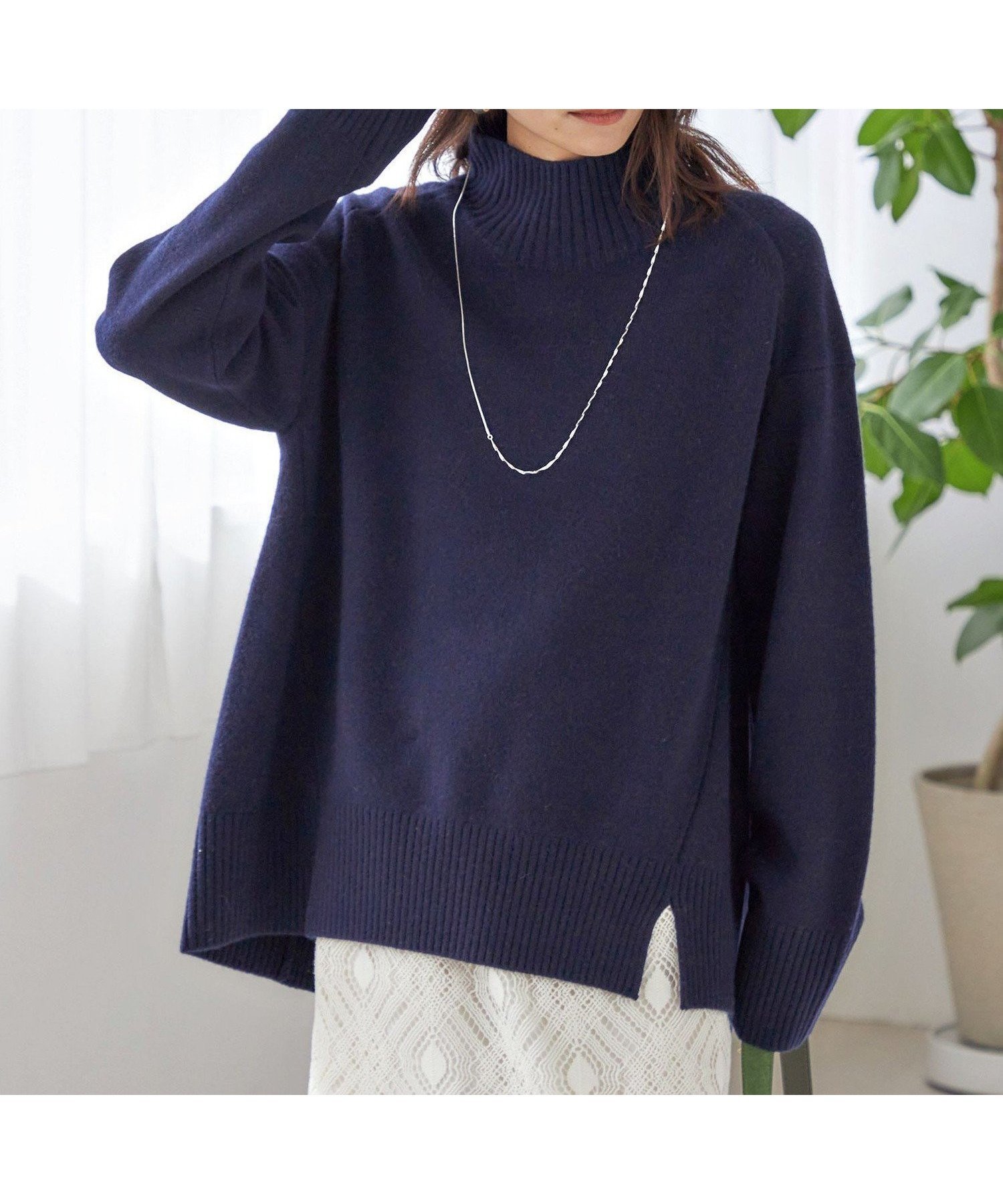 【シップス フォー ウィメン/SHIPS】の手洗い可能 ウール カシミヤ ハイネック プルオーバー インテリア・キッズ・メンズ・レディースファッション・服の通販 founy(ファニー) ファッション Fashion レディースファッション Fashion for Women トップス・カットソー Cut & Sew Tops カジュアルプルオーバー・ニットトップス Pullovers & Knit Tops / Casual Pullovers シンプル Simple, Minimal スマート Smart, Elegant スリット Slit, Slit Detail ハイネック High Neck, Mock Neck バランス Balance, Style Balance フォルム Silhouette, Form ポケット Pocket, Pocket Detail ミュール Mule, Backless Shoes 2025年 2025 2025-2026秋冬・A/W Autumn/Winter 2025–26 AW25–26 ネイビー|ID: prp329100004735790 ipo3291000000034882265