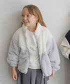【グローバルワーク/GLOBAL WORK / KIDS】の洗える防風ふわもこブルゾン/キッズ/577750 人気、トレンドファッション・服の通販 founy(ファニー) ファッション Fashion キッズファッション Fashion for Kids おすすめ Recommended / Our Picks なめらか Smooth, Silky Texture スタンド Stand Collar, Upright Stand デニム Denim, Jeans Material バランス Balance, Style Balance パーカー Hoodie, Parka ブルゾン Blouson, Bomber Jacket ボトム Bottoms, Lower Wear ワイド Wide, Wide Fit 切替 Switching, Contrast Panel 洗える Machine Washable 防寒 Cold Protection, Winter-Ready thumbnail グレー×アイボリー切替15|ID: prp329100004735834 ipo3291000000034209130