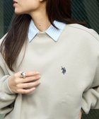 【セットアップセブン/SETUP7】のU.S. POLO ASSN./ワンポイントロゴ 裏起毛スウェットトレーナー ユニセックス BGE|ID: prp329100004735854 ipo3291000000034209262