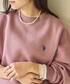 【セットアップセブン/SETUP7】のU.S. POLO ASSN./ワンポイントロゴ 裏起毛スウェットトレーナー ユニセックス PNK|ID: prp329100004735854 ipo3291000000034209266