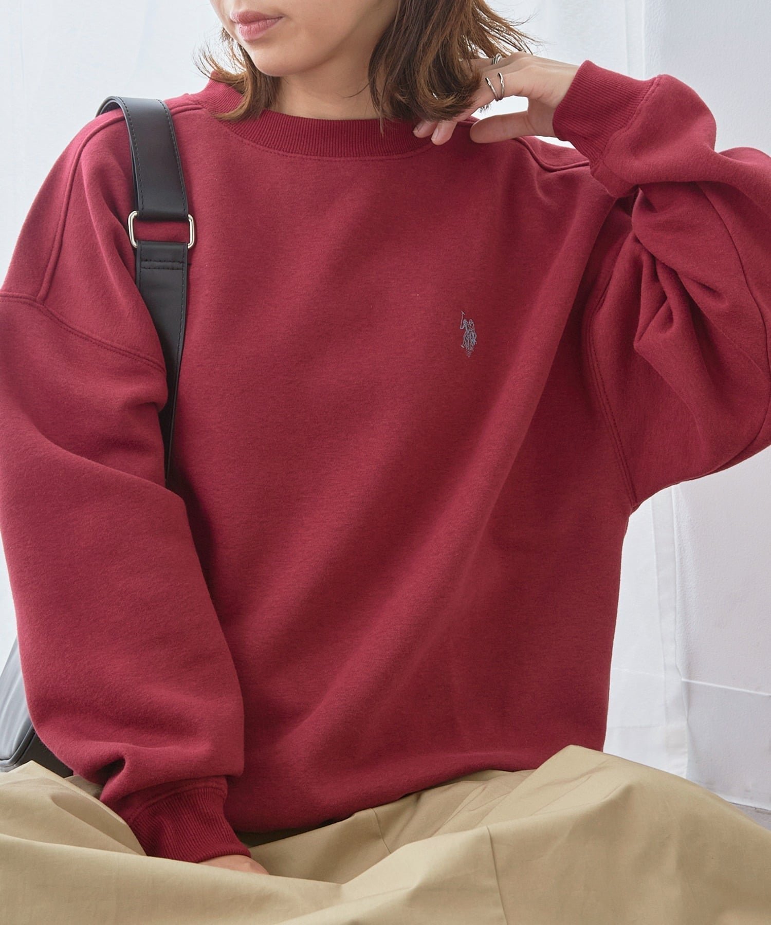 【セットアップセブン/SETUP7】のU.S. POLO ASSN./ワンポイントロゴ 裏起毛スウェットトレーナー ユニセックス インテリア・キッズ・メンズ・レディースファッション・服の通販 founy(ファニー) 　ファッション　Fashion　レディースファッション　Fashion for Women　トップス・カットソー　Cut & Sew Tops　レディースパーカー・カジュアルフーディー　Casual Hoodies & Sweatshirts　スウェット・クルーネックトップス　Sweatshirts & Crewnecks / Relaxed Fit Sweat Tops　アクセサリー　Fashion Accessories　インナー　Innerwear　シンプル　Simple, Minimal　スウェット / スエット　Sweatshirt, Sweatwear　スポーツ　Sports, Activewear　スラックス　Slacks, Dress Pants　タートルネック　Turtleneck, High Neck　デニム　Denim, Jeans Material　トレンド　Trend, Trending Now　定番　Standard, Basic Item　ミックス　Mix, Mixed Style　ワンポイント　One Point, Statement Accent　再入荷　Restock / Back in Stock　おすすめ　Recommended / Our Picks　エレガント 上品　Elegant　WIN|ID: prp329100004735854 ipo3291000000034209267