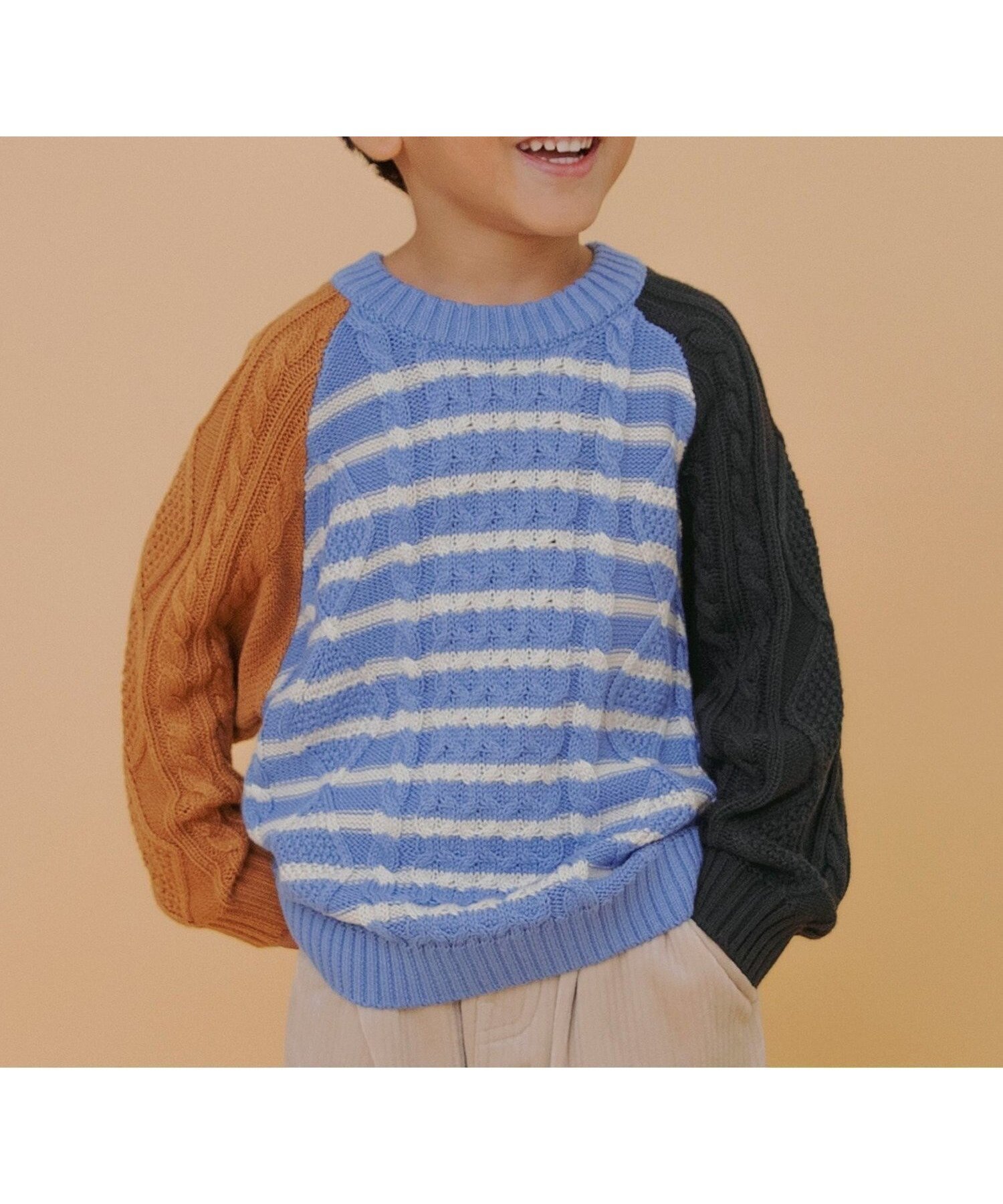 【エフオー オンラインストア/F.O.Online Store / KIDS】のウォッシャブルニット インテリア・キッズ・メンズ・レディースファッション・服の通販 founy(ファニー) 　ファッション　Fashion　キッズファッション　Fashion for Kids　セーター　Sweater, Knitwear　人気　Popular, Best Seller　マルチカラー1|ID: prp329100004735859 ipo3291000000034209284