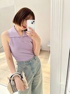 【スナイデル/SNIDEL】のSustainable襟付きニットプルオーバー 人気、トレンドファッション・服の通販 founy(ファニー) ファッション Fashion レディースファッション Fashion for Women トップス・カットソー Cut & Sew Tops ニット Knit Tops & Sweaters カジュアルプルオーバー・ニットトップス Pullovers & Knit Tops / Casual Pullovers エレガント 上品 Elegant クラシック Classic, Timeless Style クロップド Cropped, Short Length サマー Summer, Summer Style スマート Smart, Elegant トレンド Trend, Trending Now ボーダー Border, Stripe モダン Modern, Contemporary ラベンダー Lavender ワッフル Waffle, Waffle Knit thumbnail LAV[071]|ID: prp329100004735864 ipo3291000000034209305