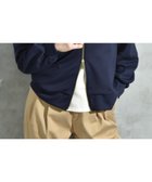 【インタープラネット/INTERPLANET】のダンボールZIPパーカー 人気、トレンドファッション・服の通販 founy(ファニー) ファッション Fashion レディースファッション Fashion for Women トップス・カットソー Cut & Sew Tops レディースパーカー・カジュアルフーディー Casual Hoodies & Sweatshirts エアリー Airy Texture コンパクト Compact, Small Size 切替 Switching, Contrast Panel 軽量 Lightweight, Ultra Light スリーブ Sleeve, Long Sleeve / Short Sleeve パーカー Hoodie, Parka ベーシック Basic, Essential thumbnail ネイビー|ID: prp329100004736083 ipo3291000000034453561