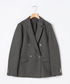 【ノーリーズ/NOLLEY'S】のツィードシャークテーラードダブルジャケット 人気、トレンドファッション・服の通販 founy(ファニー) ファッション Fashion レディースファッション Fashion for Women アウター Coat / Outerwear Collection レディースジャケット・軽アウター Jackets オケージョン Occasion Wear クラシカル Classical, Vintage-Inspired ジャケット Jacket, Outerwear センター Center, Center Line チェック Check, Plaid, Tartan デニム Denim, Jeans Material トレンド Trend, Trending Now メタル Metal, Metal Parts おすすめ Recommended / Our Picks エレガント 上品 Elegant 2025年 2025 2025-2026秋冬・A/W Autumn/Winter 2025–26 AW25–26 thumbnail チャコールグレー|ID: prp329100004736142 ipo3291000000034212159