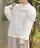 【アクシーズファム/axes femme】のランダムパールリボンプルオーバー 生成り|ID: prp329100004736187 ipo3291000000034264030