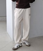 【アンドミー/andme】のANME エンブロイダリー ロゴ 裏毛 スウェット パンツ ANME アンメ アイボリー杢|ID: prp329100004736196 ipo3291000000034507466