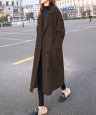 【アミュレット/Amulet】のロングチェスターコート 人気、トレンドファッション・服の通販 founy(ファニー) ファッション Fashion レディースファッション Fashion for Women アウター Coat / Outerwear Collection コート・ロングコート・ピーコート Long Coats, Peacoats & More チェスターコート・ロング丈アウター Chester Coats / Chesterfield Long Coats クラシカル Classical, Vintage-Inspired フォーマル Formal, Dressy ポケット Pocket, Pocket Detail ロング Long, Long-Length エレガント 上品 Elegant 定番 Standard, Basic Item thumbnail ダークブラウン|ID: prp329100004736197 ipo3291000000034245887